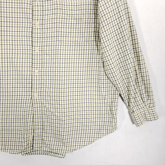 Abercrombie & Fitch Shirt Mens Medium Multicolor Check Wool Blend Button Down - Picture 4 of 11